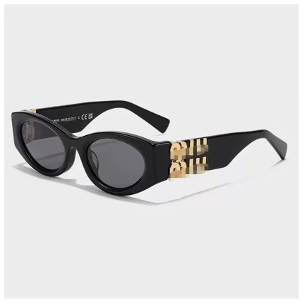 New Miu Miu Smu 11W Sunglasses, Same Style as Zhao Lusi, Cat-Eye Sunglasses with a High-End Feel, Uv Protection for Women