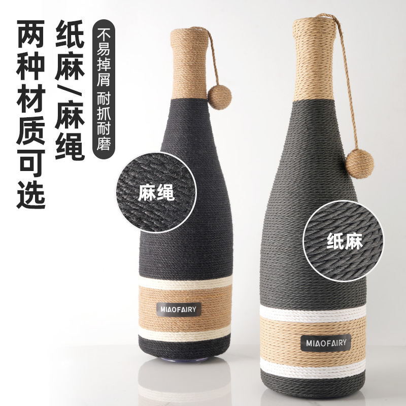 Patas de gato a prueba de gato Columna de agarre de gato Resistente a la captura Columna de sisal grande Gato de gato Garra de molienda Juguetes para gatos Palos para gatos divertidos Productos para gatos