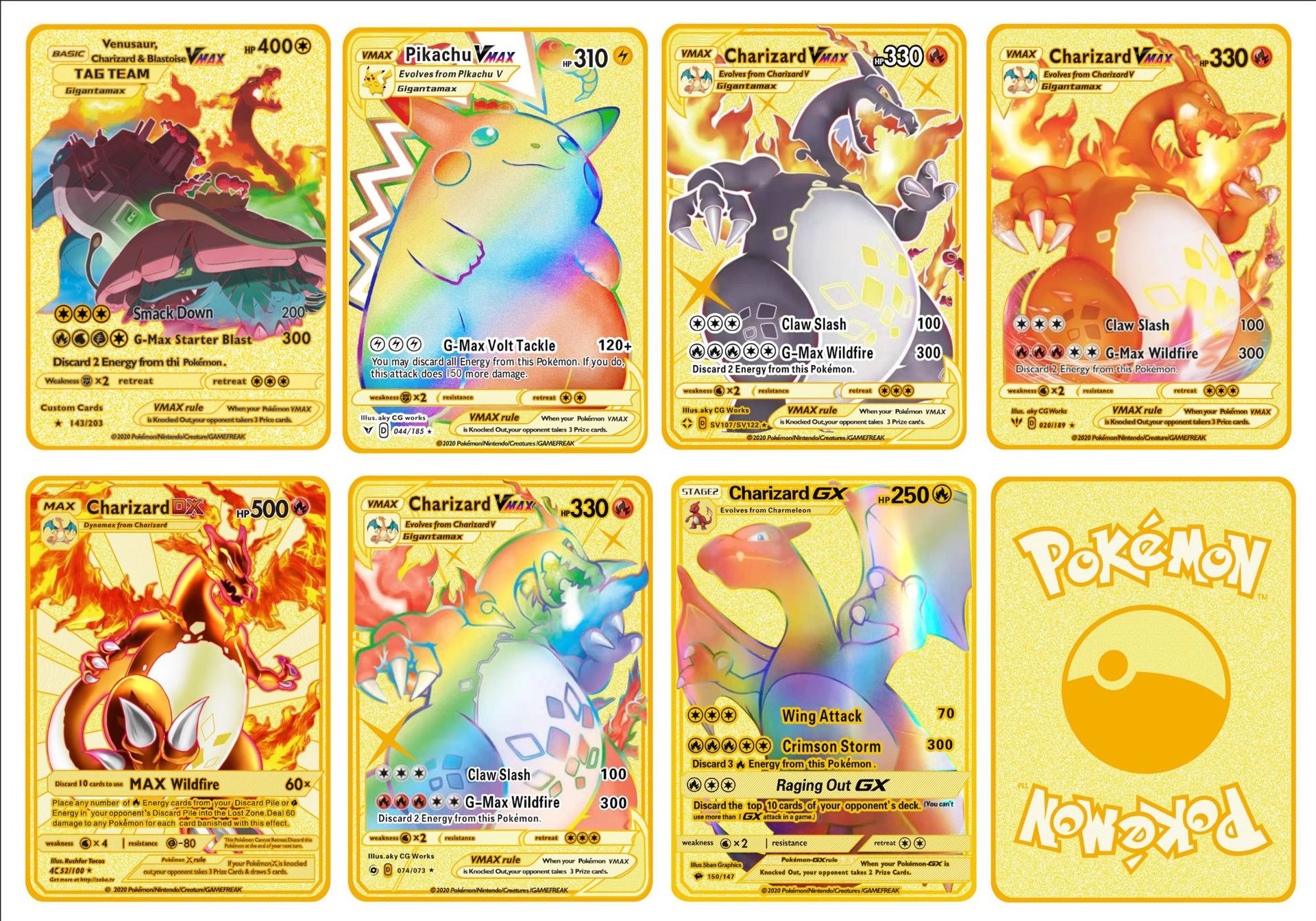 Мультяшный металлический монстр, карточная игра, покемон