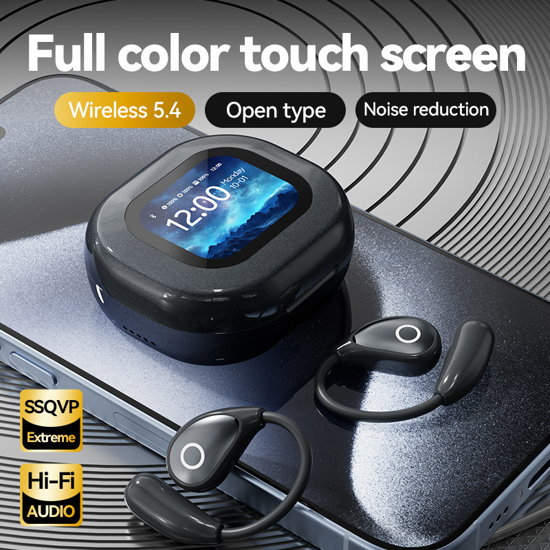 2025 新しい AI 翻訳 Bluetooth ヘッドセットワイヤレス超長バッテリー寿命タッチスクリーン Bluetooth ヘッドセット非インイヤープライベートモデル|undefined