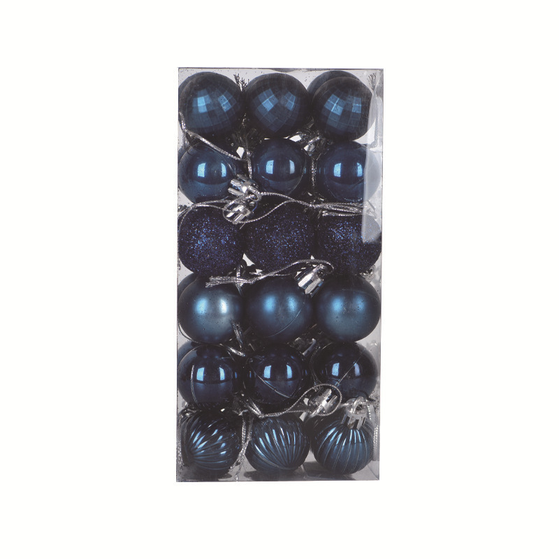 新品3/4cm36個セット異形ボールクリスマスツリー小さなペンダント祝日飾りスイカ方眼クリスマスボール|undefined