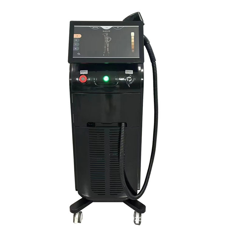 Soprano Instrumento de belleza de titanio Instrumento de rejuvenecimiento de diodos de cuatro bandas Máquina de limpieza de cejas