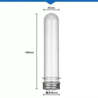Производитель прямой поставки 45ml прозрачная пластиковая пробирка USB кабель для передачи данных Упаковка пластиковая пробирка бутылка ПЭТ цилиндрическая пробирка