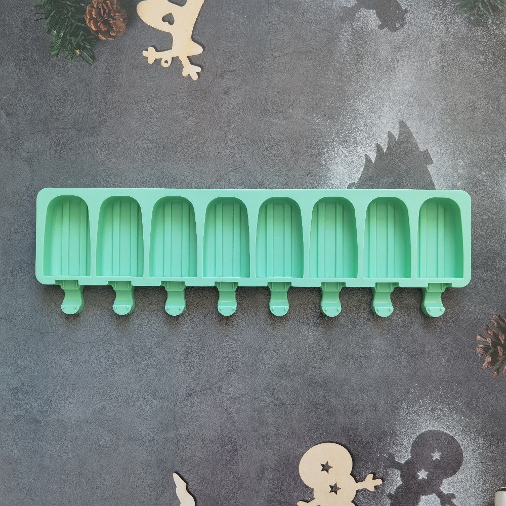 48 molde de silicona de doble ranura para pastel helado pudín molde de postre para jabón