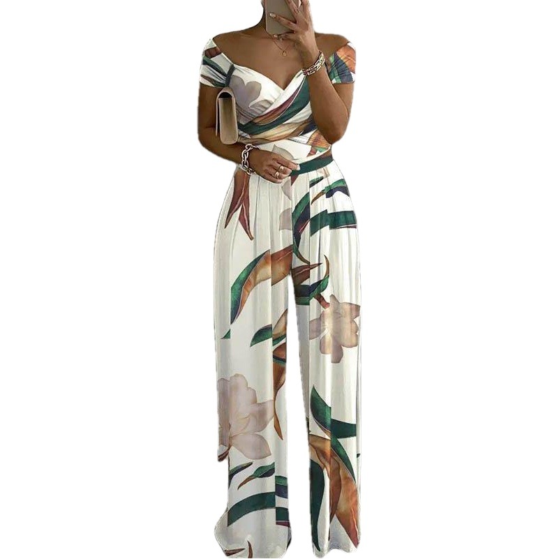 Novedad 2026: Mono de verano para mujer, estilo europeo y americano, elegante, de color liso, con pliegues y cintura ajustada, de pierna ancha.