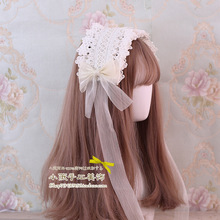 洛丽塔日系软妹甜美Lolita发带白色蕾丝头饰kc发饰