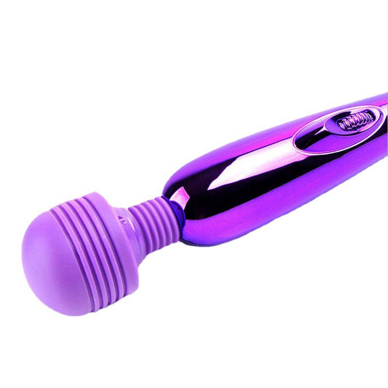 Capricorn woman's erotic rechargeable, high-vibration AV wand with electroplating—variable-frequency vibrator, massage stick, and masturbation device—wholesale for adults