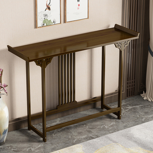 Hallway Table Chinese-style Wall-side Table New Chinese-style Archaic Case Table Engagement Props Table Entrance Table Wedding Long Table