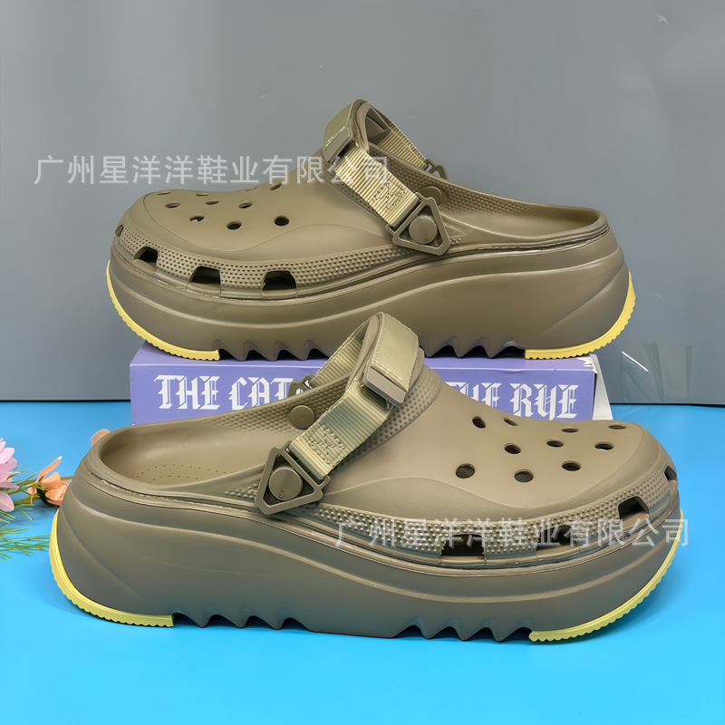 New Style Clogs, Classic Hunting-Style Closed-Toe Sandals for Women, Outdoor Platform Sandals, Breathable and Comfortable Beach Shoes New Style Clogs, Classic Hunting-Style Closed-Toe Sandals for Women, Outdoor Platform Sandals, Breathable and Comfortable Beach Shoes