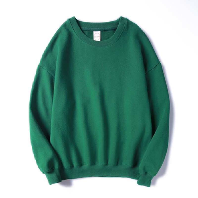 Comercio exterior al por mayor en stock más tamaño 200kg hermana gorda suelta cuello redondo coreano color sólido hombres y mujeres pareja suéter ins moda