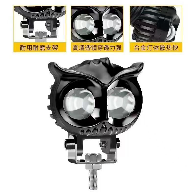 lámpara eléctrica led luz brillante luz delantera super brillante para llevar triciclo nocturno 48v60v72v flash LED image 5