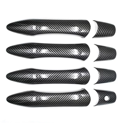 Handle Anti-Scratch Modification Accessories – Other Automotive Exterior Supplies - four-door-single-hole-carbon-fiber-pattern