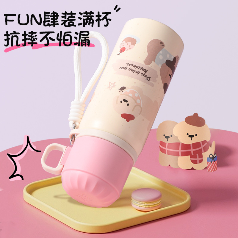 ダブルドリンク魔法瓶カップ子供用ケトル 316 男性と女性のステンレス鋼ウォーターカップケトルストローカップ大容量カスタムギフト|undefined