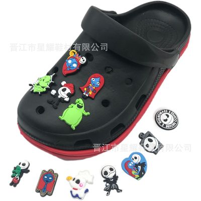 洞洞鞋鞋花鞋扣DIY配饰装饰扣花园鞋鞋花配件跨境批发|ms