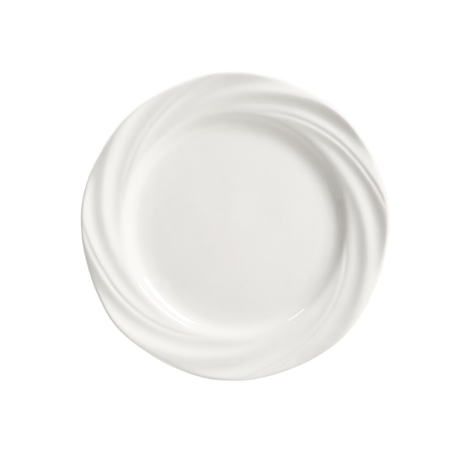 Plato blanco puro plato de comida occidental plato de pasta plato de desayuno sensación de diseño plato de platos caseros plato de pastel creativo plato de filete de estilo occidental