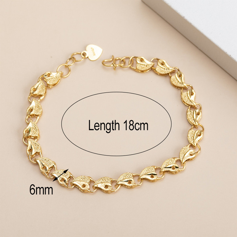 Fashion Rhombus Brass Plating Bracelets 1 Piece