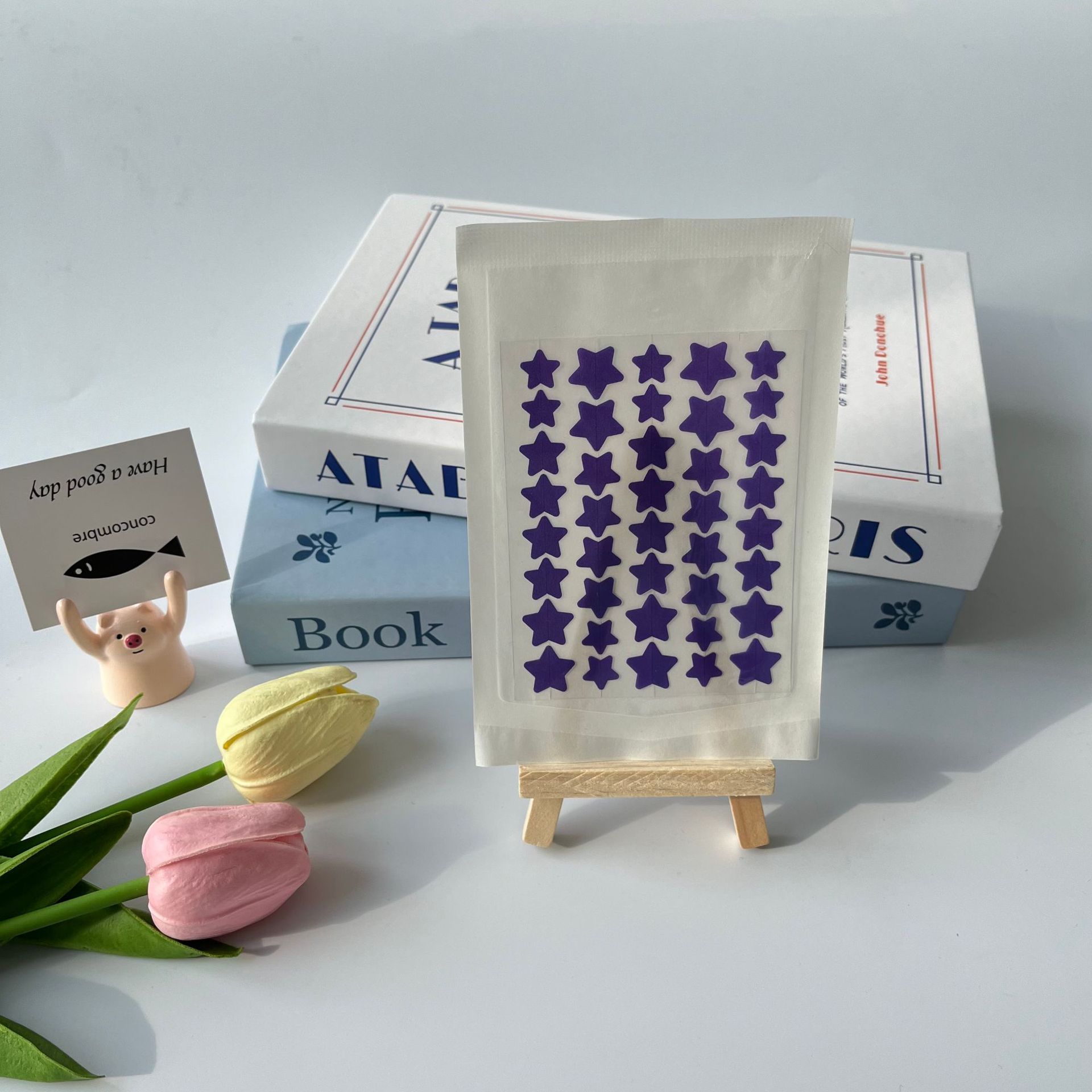 하이드로콜로이드-40 보라색 별 (네이키드)