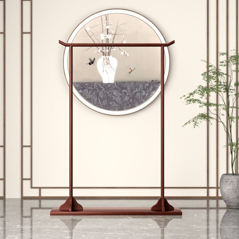 New Chinese Style Solid Wood Clothes Hanger Vertical B&B Tea House Hotel Retro Ultra-Thin Simple Coat Rack Floor-Standing Bedroom