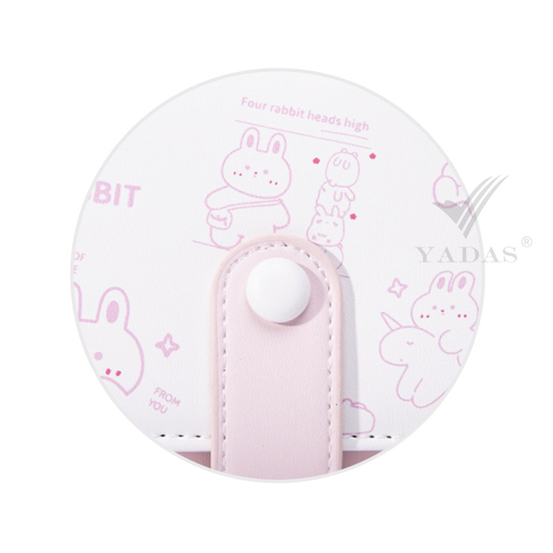 [Animal diario] Pequeña cartera de las mujeres al por mayor PU corto tríptico multi-Tarjeta Monedero