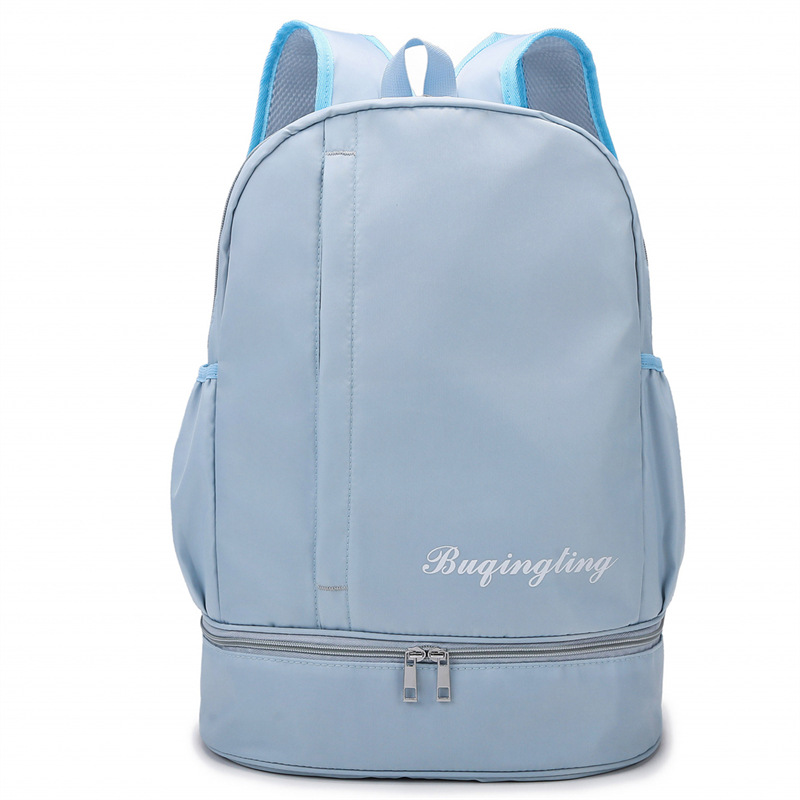 Nuevo bolso de viaje de corta distancia con separación en seco y húmedo transfronterizo, bolso de playa, bolso de almacenamiento de fitness de entrenamiento de gran capacidad, mochila