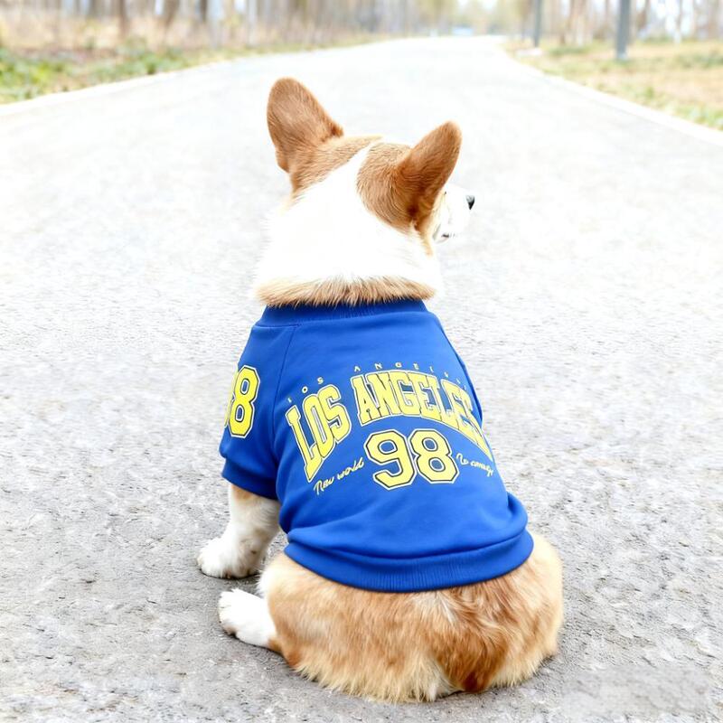 跨境宠物衣服秋冬中小型犬狗狗衣服潮流美式柯基泰迪法斗小狗卫衣|undefined