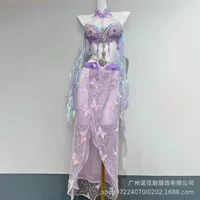 Zixia Fairy Fantasy Ogen Wal Holiday Платье Электрический слог Tutu юбка edc Женская группа Сцена