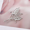 High-end brooch, fashionable elegant crystal lapel pin, universal pin, cardigan, clothing, accessory