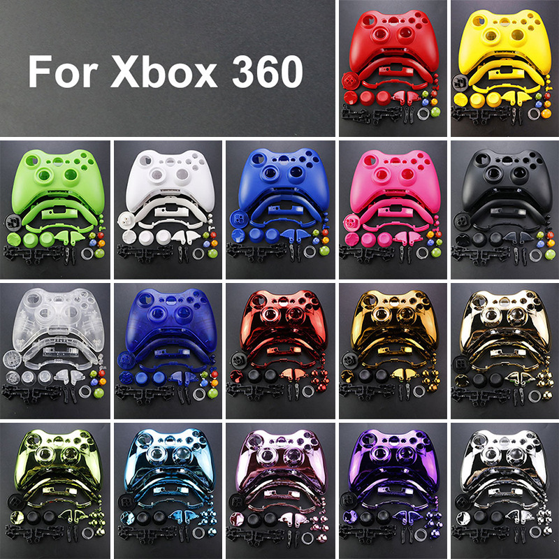 Xbox 360無線外殻ゲームのハンドル外殻のフルセットのシェル材料はすべてのプラスチックの小さいボタンを配合します。|undefined