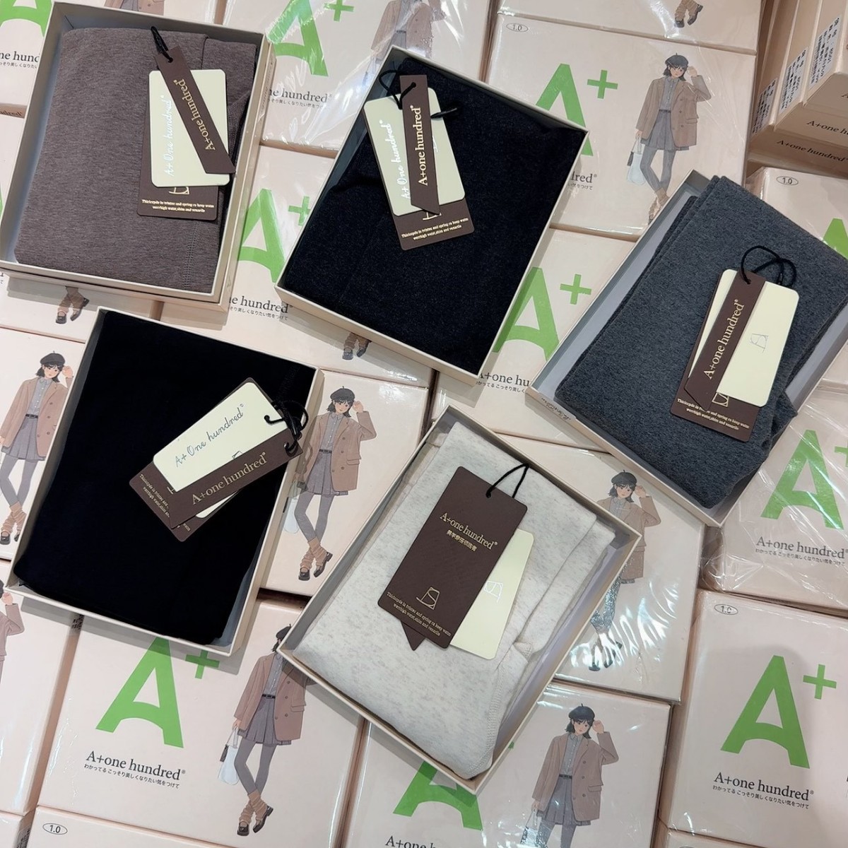 A+2501 Xinjiang Cotton Flat 1.0 Thin Style Autumn and Winter New Model 100g Warm Slimming Micro-Pressure Thermal Leggings for Women