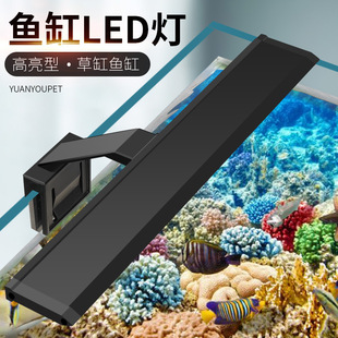 Fish tank lamp LED lamp energy saving lighting aquarium splash proof water tank lamp super bright small landscaping bracket small clip lamp