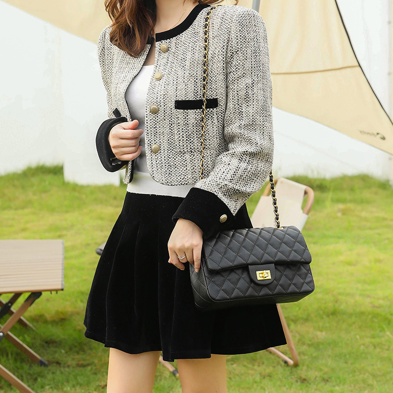 Caviar Lingge 2024 Neue trendige Umhängetasche mit großer Kapazität und Kette_voghion.com