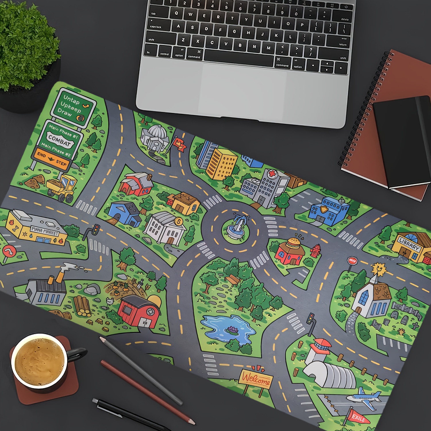 Cartoon Animation Art Floor Mats, E-Sports Tables, Non-Slip, Water-Absorbent Table Mats, Stain-Resistant, Wear-Resistant, Heat-Insulating Mats, Mouse Pads Wholesale