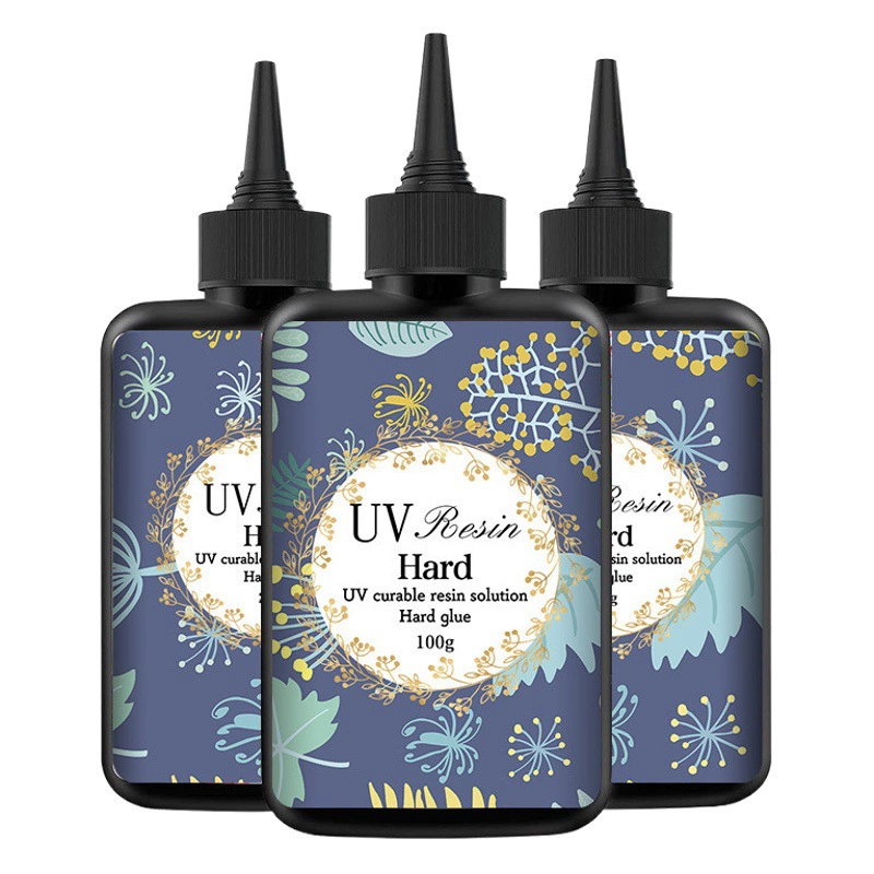 Высокопрозрачный, низкопахнущий УФ-кристаллический клей, эпоксидная смола для рукоделия, УФ-клей, не оставляющий теней, отверждаемый ультрафиолетовым светом.