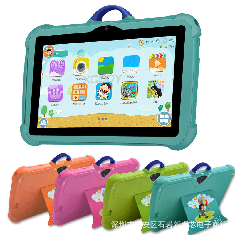 Children's tablet computer cross-border tablet puzzle early education tablet 7-inch children's tablet WIFI Tablet drop-resistant Children's tablet computer cross-border tablet puzzle early education tablet 7-inch children's tablet WIFI Tablet drop-resistant