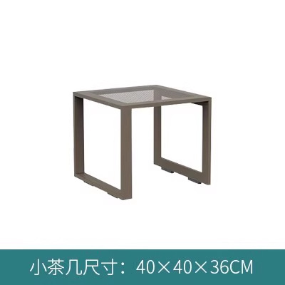 Pequeña mesa de café (aleación de aluminio)