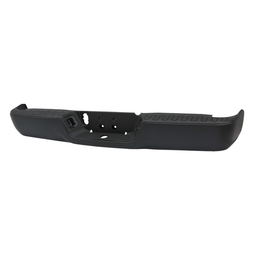 Adecuado para el parachoques trasero de Dodge Ram1500 2009-2018, modelo de ensamblaje original negro sin perforaciones de Ram.