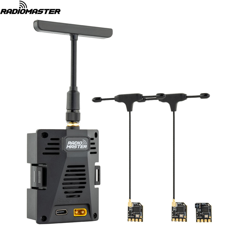 ELRS yüksək tezlikli qəbuledici və JR adapter dron üçün