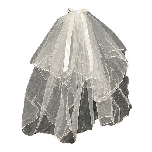 Influencer glowing headscarf with lights, double-layered, fairy-like children's headscarf, travel photoshoot fairy-like pearl head accessory prop