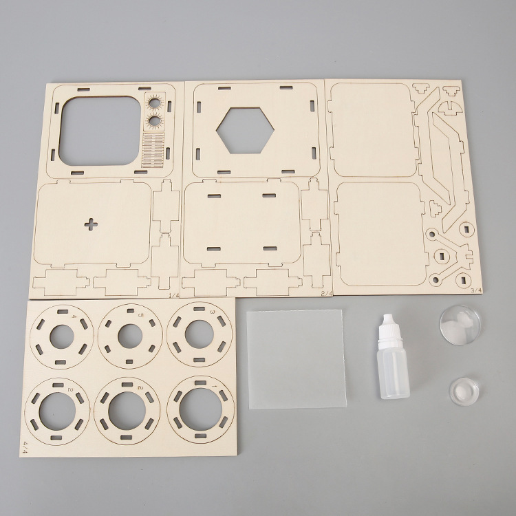 投影小型テレビモデル子供小学生手作りDIY組み立て技術少量生産技術科学実験|undefined
