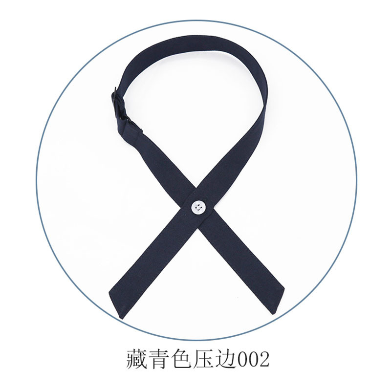 En stock Tailandia uniforme escolar Cruz pequeña pajarita nuevo estilo de la Universidad japonesa fina Cruz JK color sólido pajarita al por mayor