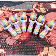 跨境专供爆款3D打印钻石画工具滚筒器钻石画卷轴滚轮