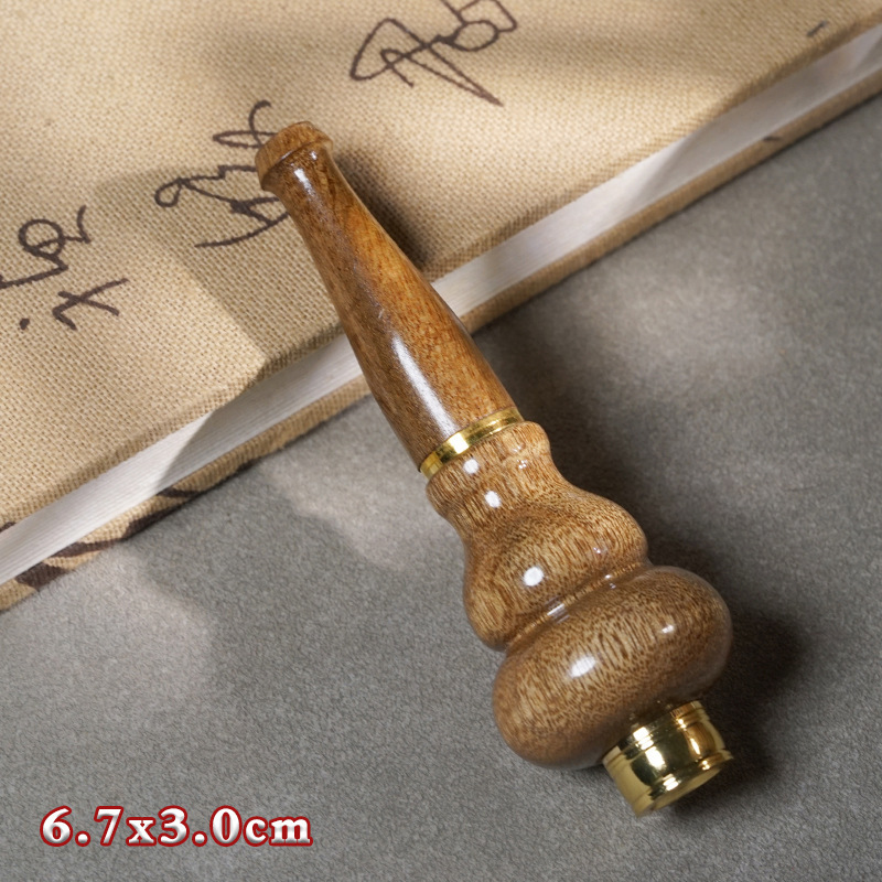 红木葫芦烟嘴过滤烟嘴血檀黑檀木雕刻过滤嘴可清洗檀木烟斗礼品|undefined