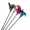 Amazon teasing cat stick plastic pole feather multi -color cat toy self -relieving stuffy cat rod wholesale manufacturer direct sales