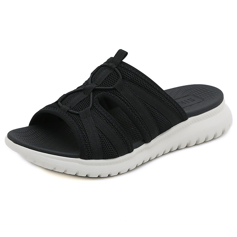 Stock H1109 - A7 Europa y los Estados Unidos 2025 nuevo deporte MD sandalinas casuales de mujer de color sólido cómodas sandalias de tamaño grande mayorista