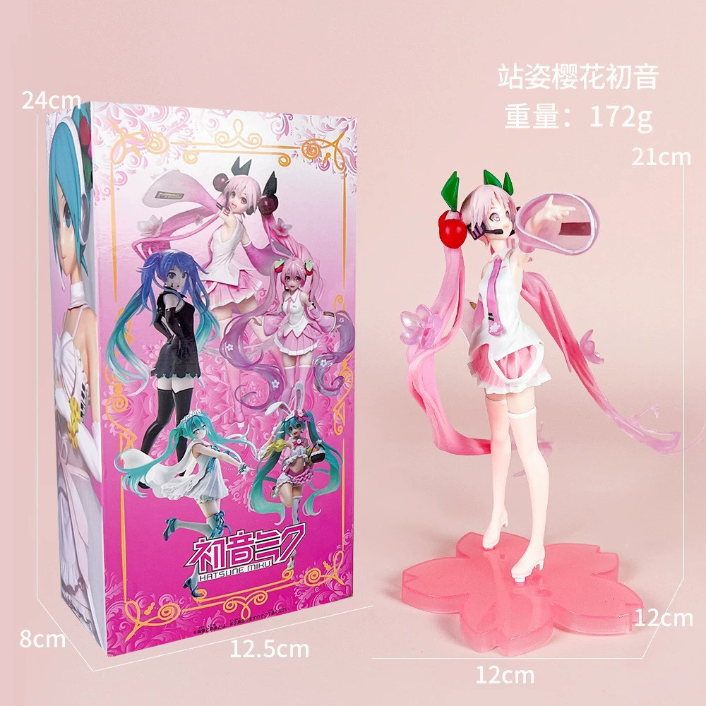 Фигурка Hatsune Miku, 20 см, многопозовая аниме модель, варианты в коробке/в пакете