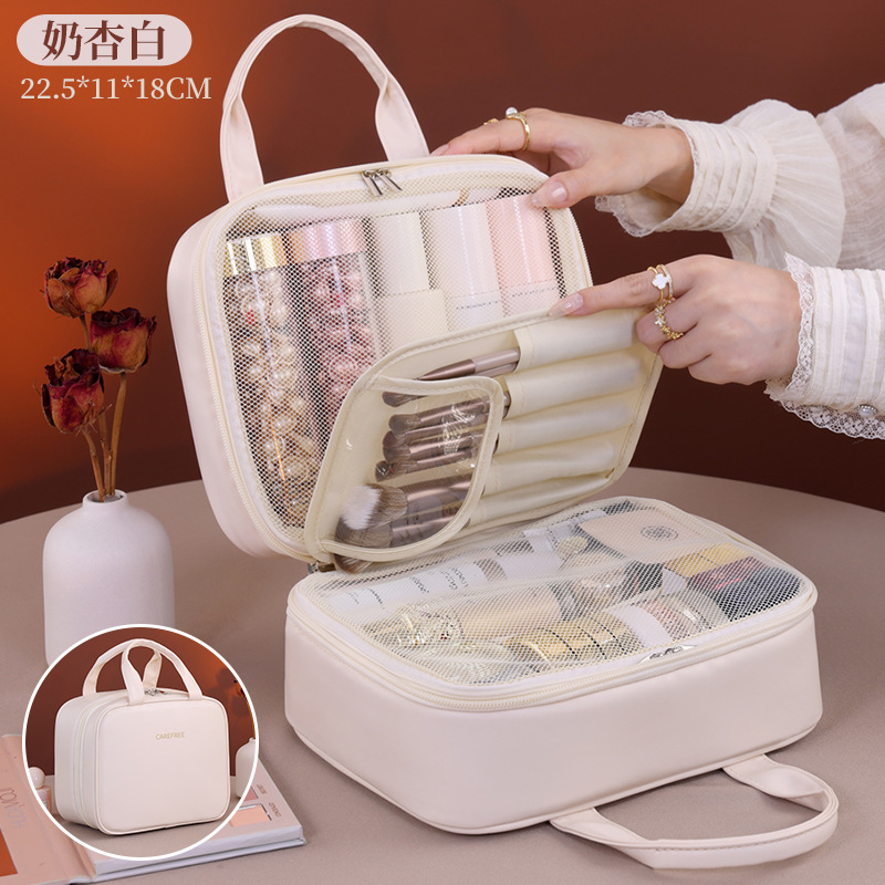 Nuevos productos transfronterizos bolsas de maquillaje de gran capacidad de alta gama bolsas de almacenamiento de maquillaje portátiles bolsas de lavado de viaje