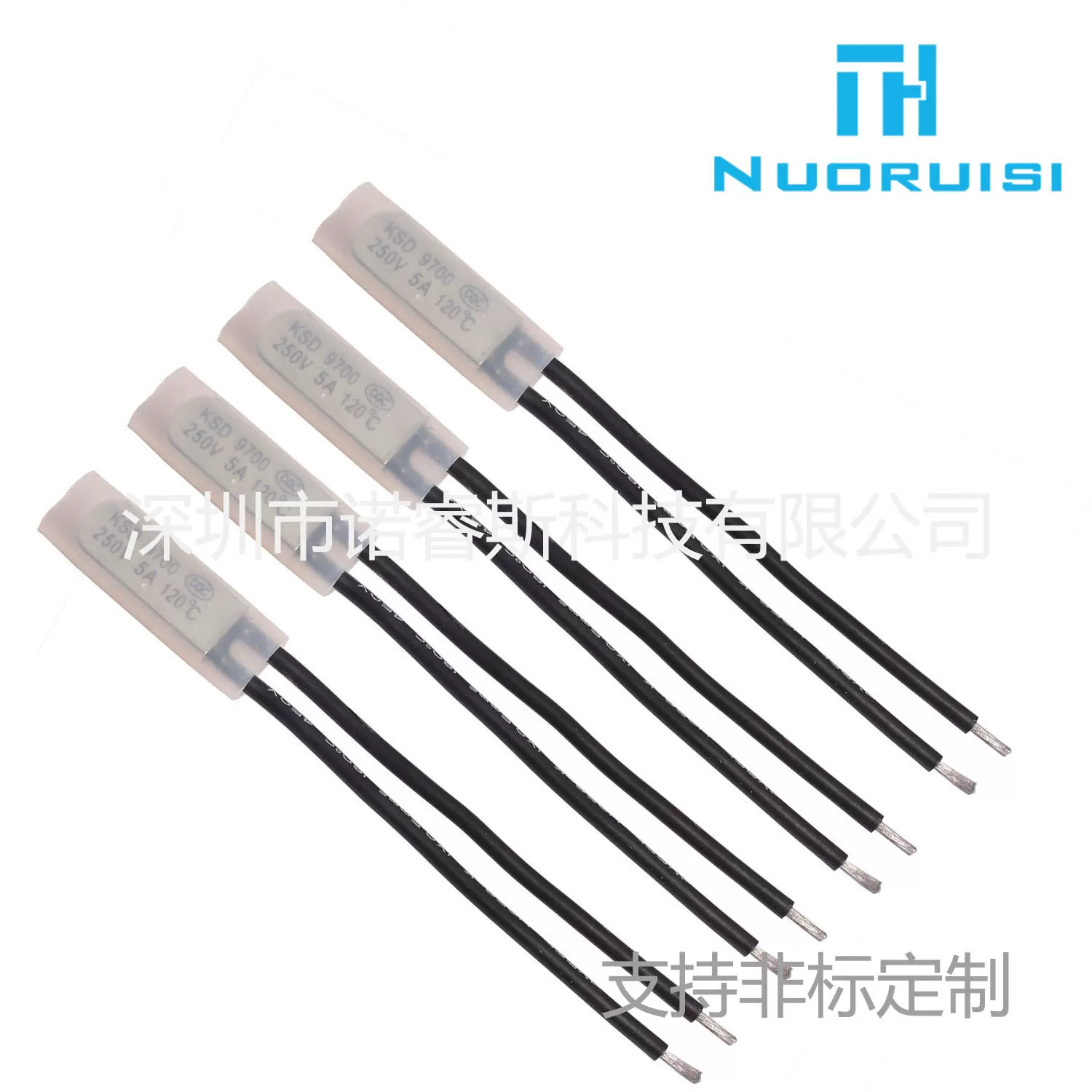 KSD9700温度开关 热保护器 65℃ 70℃常开/常闭 金属壳体250V