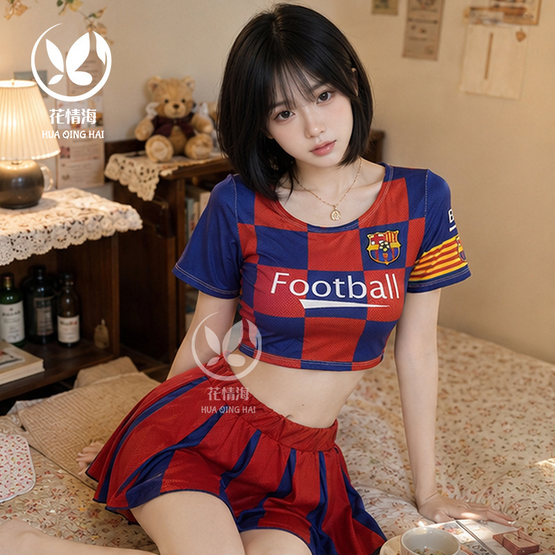 Floral-Themed Sexy Lingerie, Pure Desire Style, Football Babe World Cup Cheerleader Outfit, Role-Playing Costume A330 Floral-Themed Sexy Lingerie, Pure Desire Style, Football Babe World Cup Cheerleader Outfit, Role-Playing Costume A330