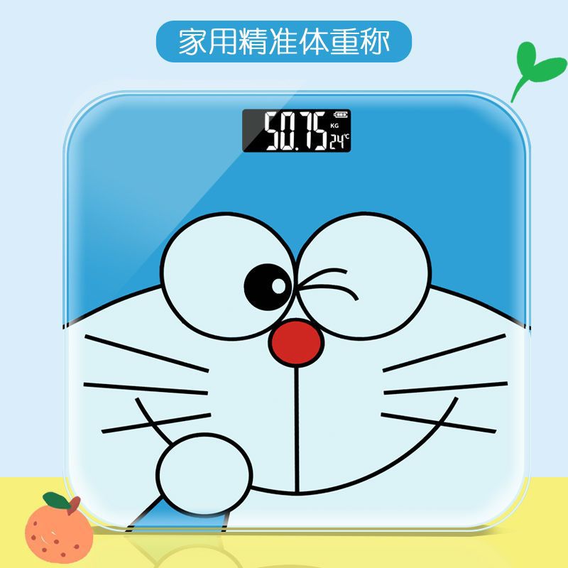 Smart and Accurate Body Fat Scale with Cartoon Design, Home Fat Scale for Adults, Bluetooth Scale, Compact Electronic Scale