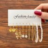 XP17 Boho Earring Set for Women Girls Shiny Gold Earrings